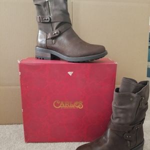 NEW Carlos by Carlos Santana Sawyer leather boot